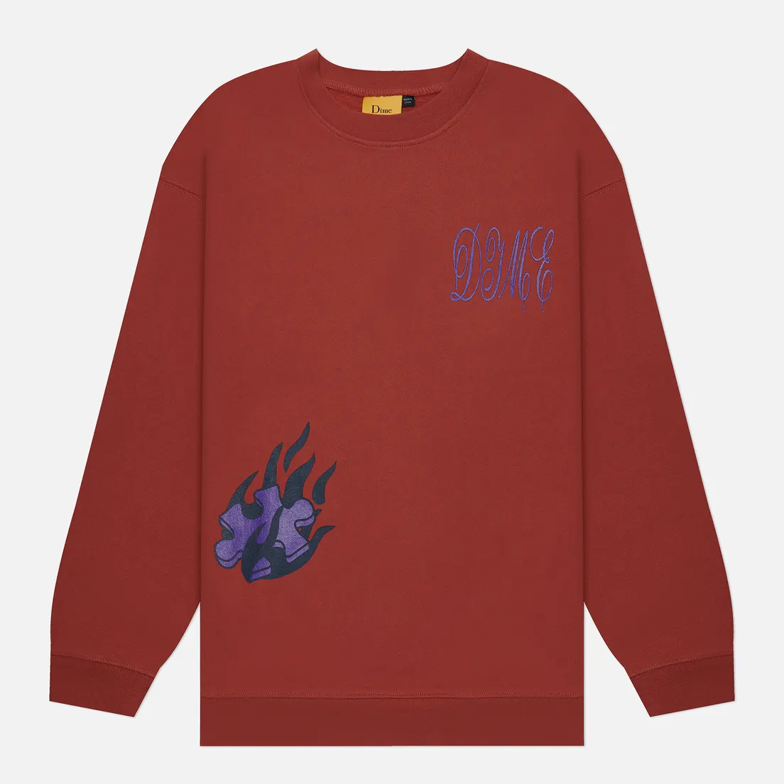 Dime Мужская толстовка Flamepuzz Crew Neck