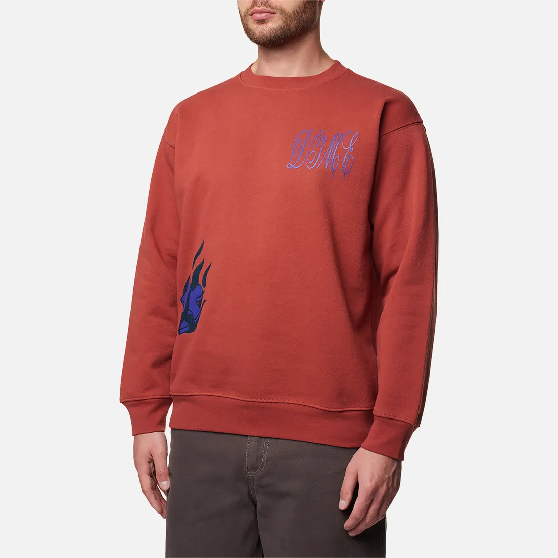 Dime Мужская толстовка Flamepuzz Crew Neck