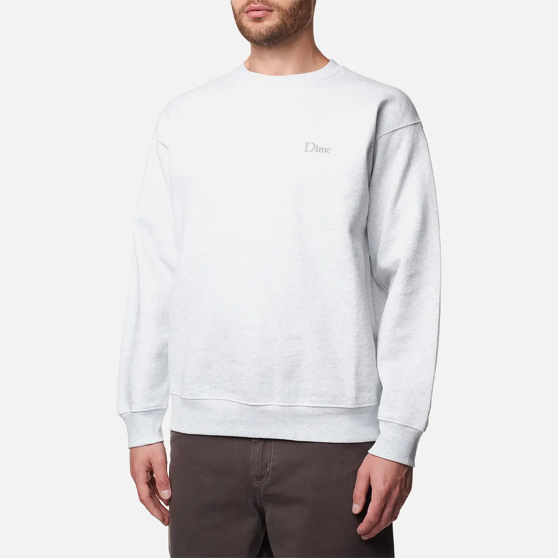 Dime Мужская толстовка Dime Classic Small Logo Crew Neck