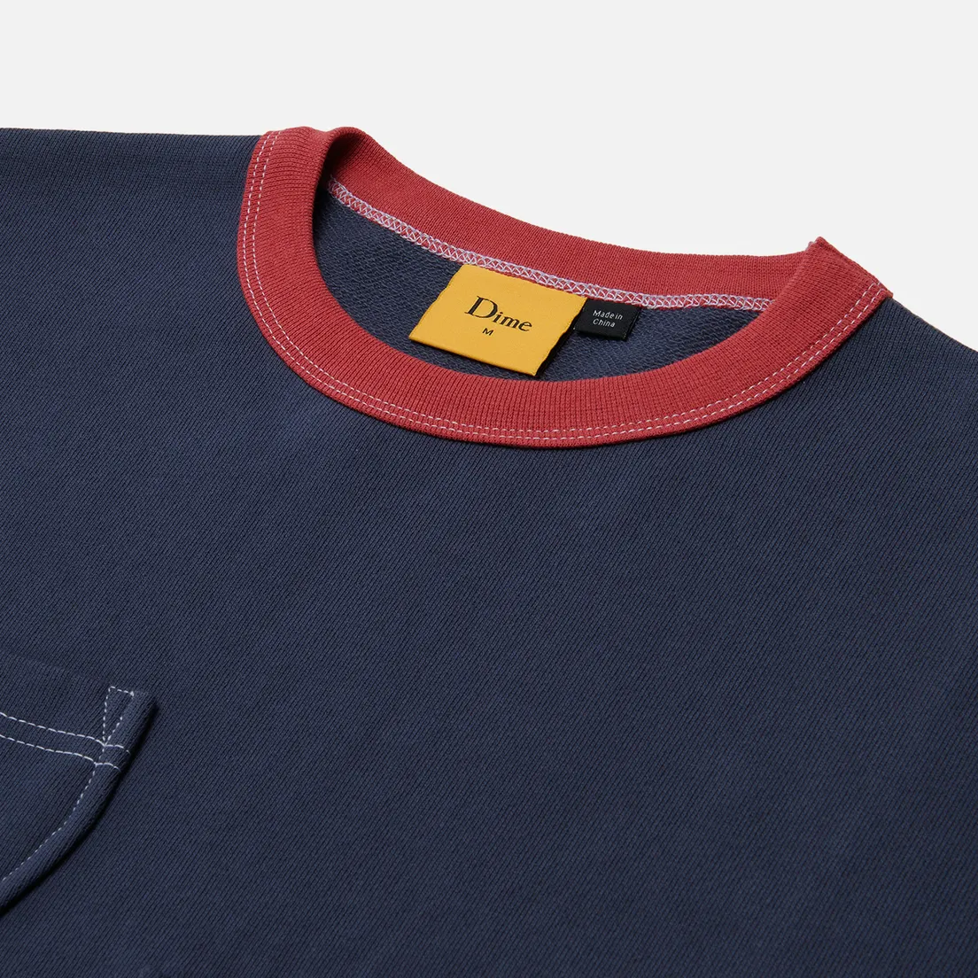 Dime Мужская толстовка French Terry Pocket Crew Neck