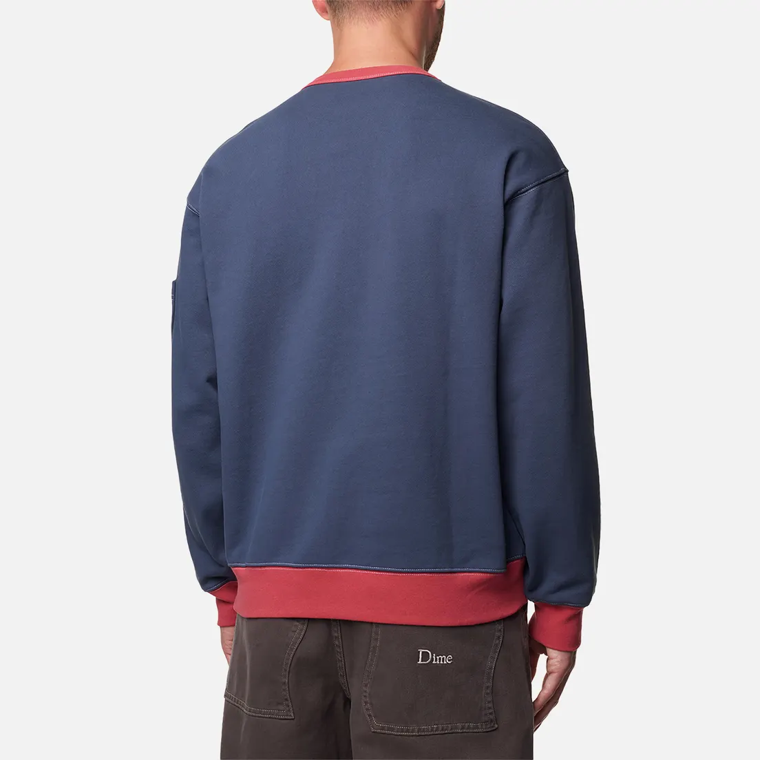 Dime Мужская толстовка French Terry Pocket Crew Neck