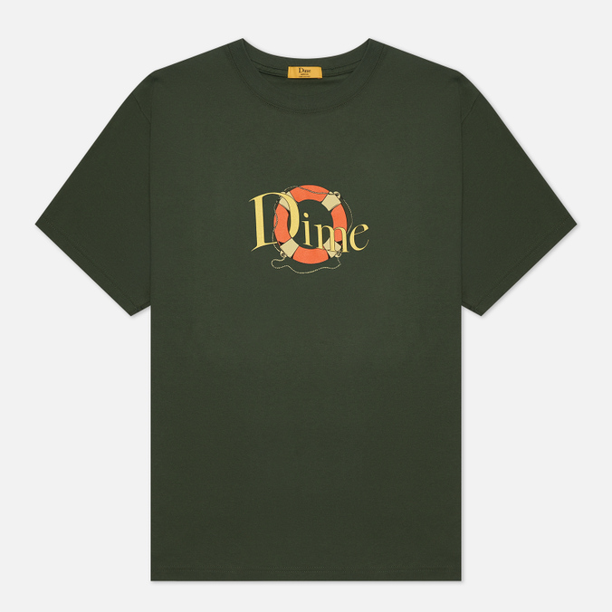 Мужская футболка Dime, цвет зелёный, размер S