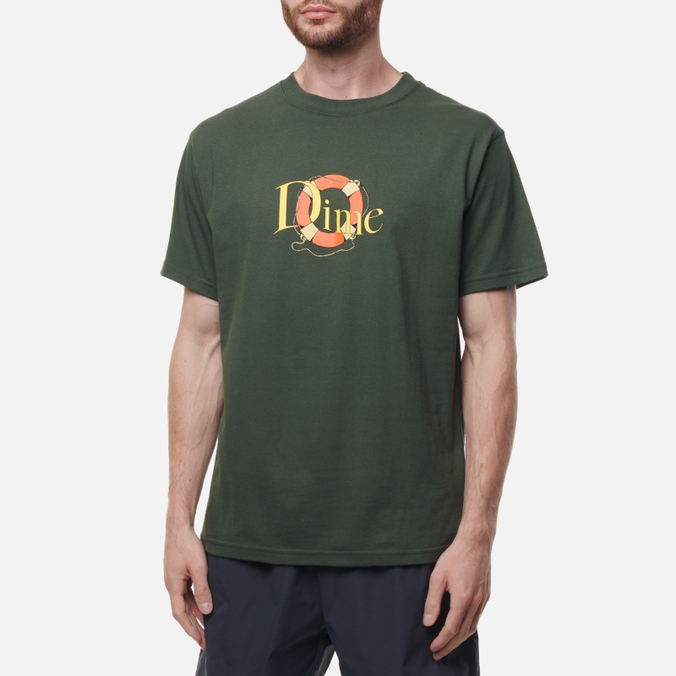Мужская футболка Dime, цвет зелёный, размер S DIMESU17FOR Dime Classic SOS - фото 3