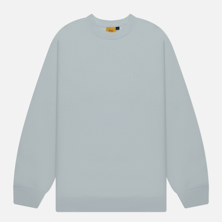 фото Мужская толстовка dime classic small logo ss23 crew neck, цвет голубой, размер s