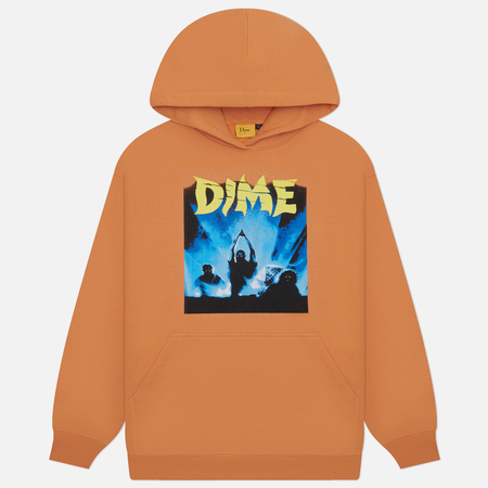 фото Мужская толстовка dime speed demons hoodie, цвет оранжевый, размер s