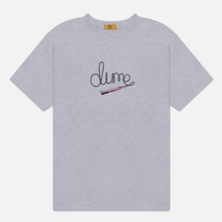 фото Мужская футболка dime iron, цвет серый, размер s