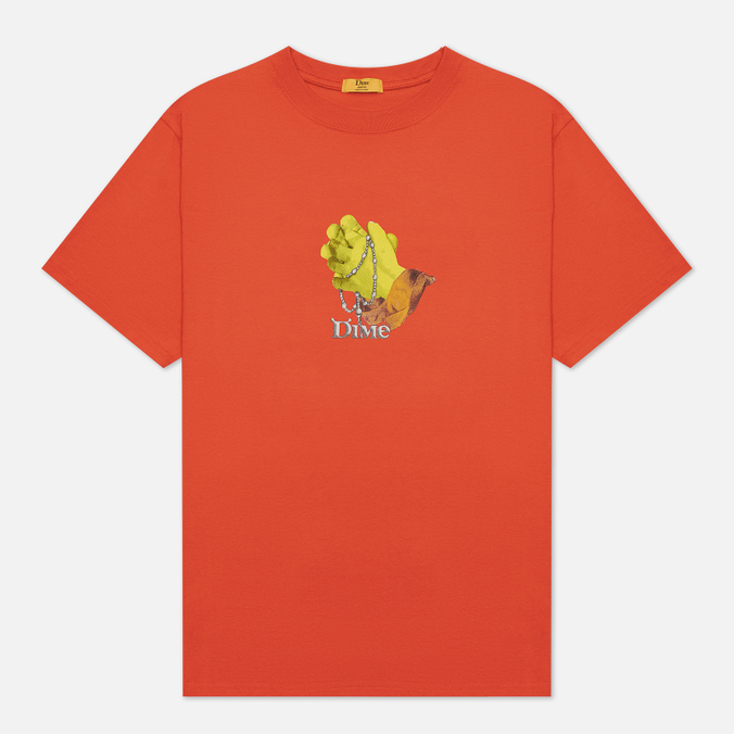 Мужская футболка Dime, цвет красный, размер L DIMESU23PEP Swamp - фото 1