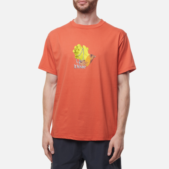 Мужская футболка Dime, цвет красный, размер L DIMESU23PEP Swamp - фото 3