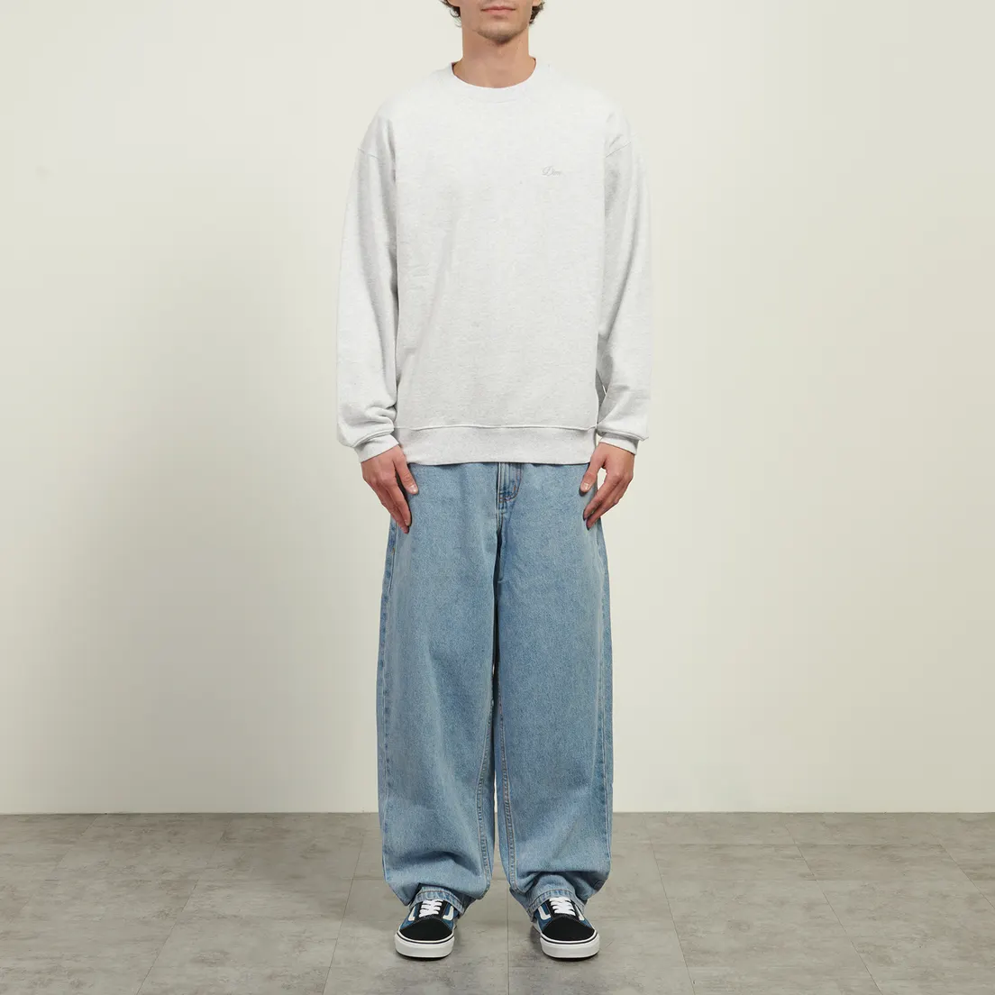 Dime Мужская толстовка Cursive Small Logo Crewneck