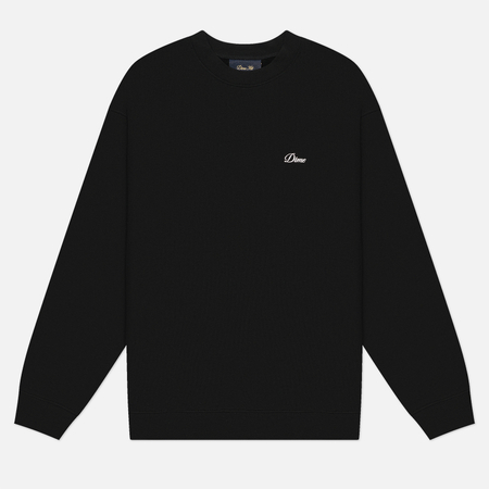 Мужская толстовка Dime Cursive Small Logo Crewneck, цвет чёрный, размер L