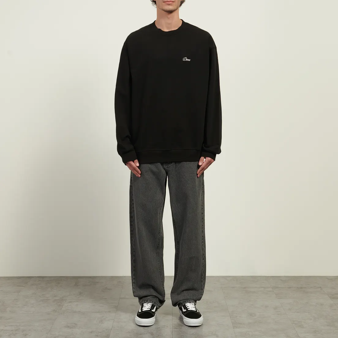 Dime Мужская толстовка Cursive Small Logo Crewneck