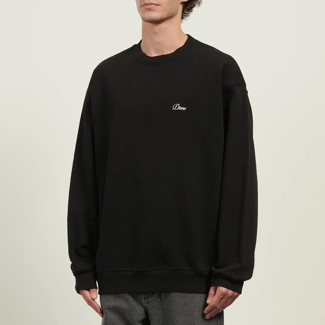 Dime Мужская толстовка Cursive Small Logo Crewneck