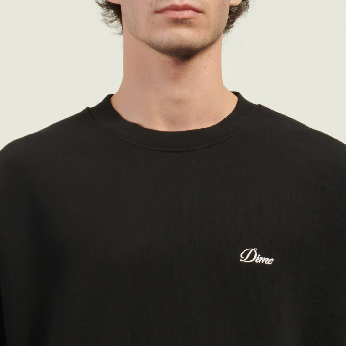Dime Мужская толстовка Cursive Small Logo Crewneck