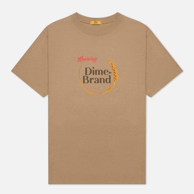 Мужская футболка Dime, цвет бежевый, размер L DIMESU25CAM Grain - фото 1