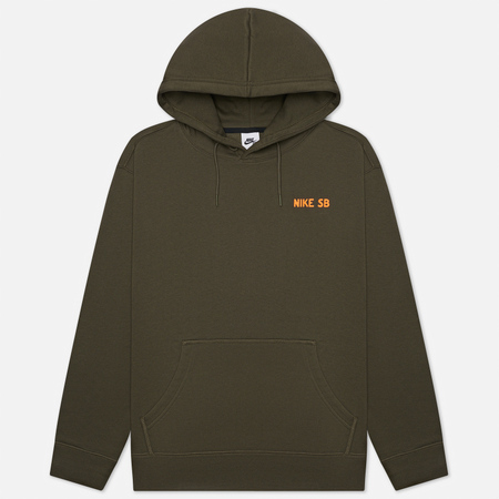 Мужская толстовка Nike SB Graphic Hoodie, цвет оливковый, размер S