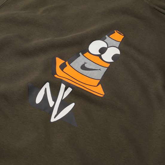 Мужская толстовка Nike SB Graphic Hoodie Cargo Khaki/Total Orange