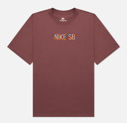 Мужская футболка Nike SB Mosaic Dark Wine