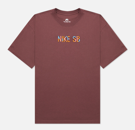 Мужская футболка Nike SB Mosaic, цвет бордовый, размер L