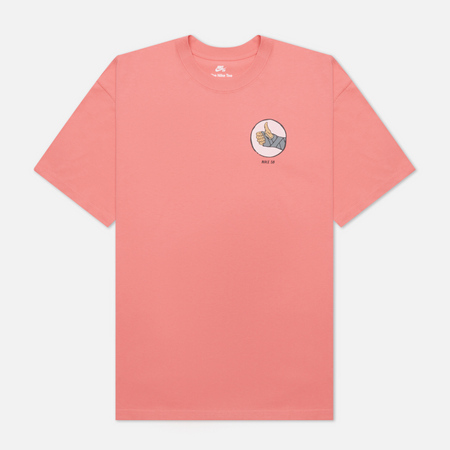 Мужская футболка Nike SB Fracture, цвет розовый, размер XXL