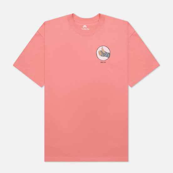 Мужская футболка Nike SB Fracture Pink Salt