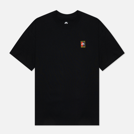Мужская футболка Nike SB Header, цвет чёрный, размер M