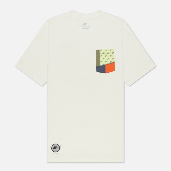 Мужская футболка Nike, цвет белый, размер S DJ1341-901 Move To Zero Pocket - фото 1