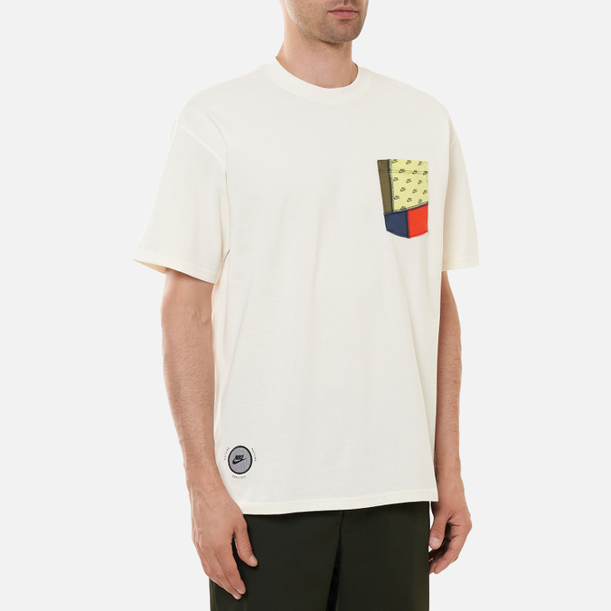 Мужская футболка Nike, цвет белый, размер S DJ1341-901 Move To Zero Pocket - фото 3