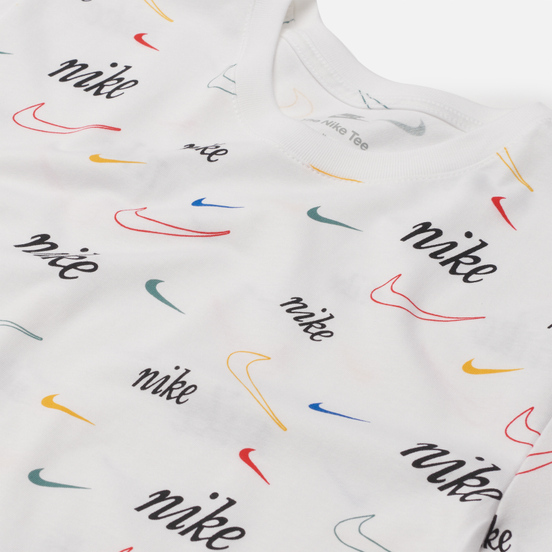 Мужская футболка Nike Swoosh 50 All Over Print White