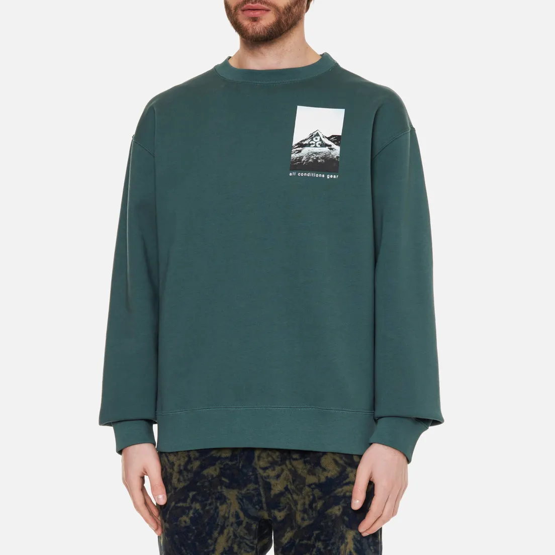 Nike Мужская толстовка ACG Therma-Fit Fleece Graphic Crew