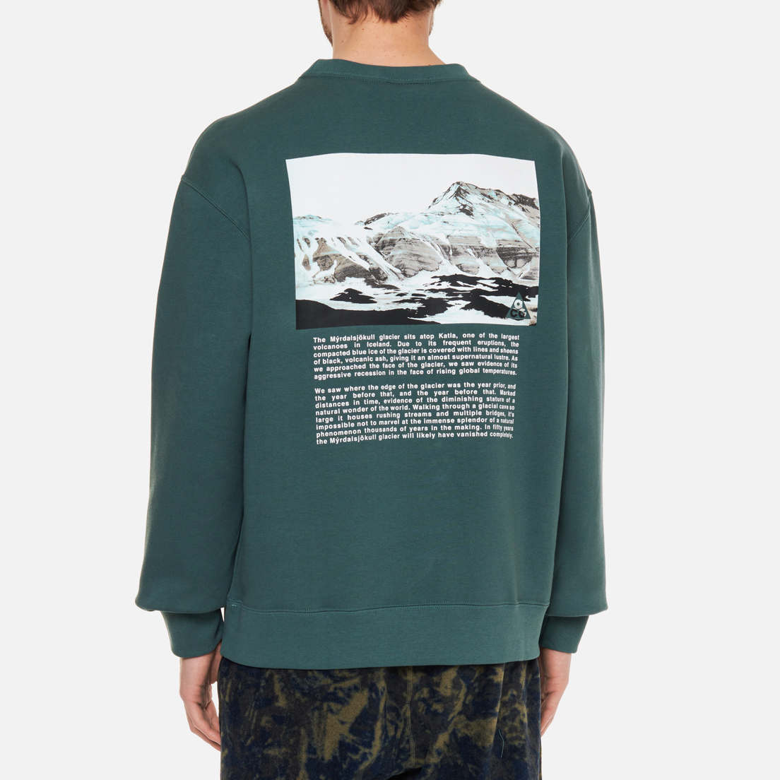 Nike Мужская толстовка ACG Therma-Fit Fleece Graphic Crew