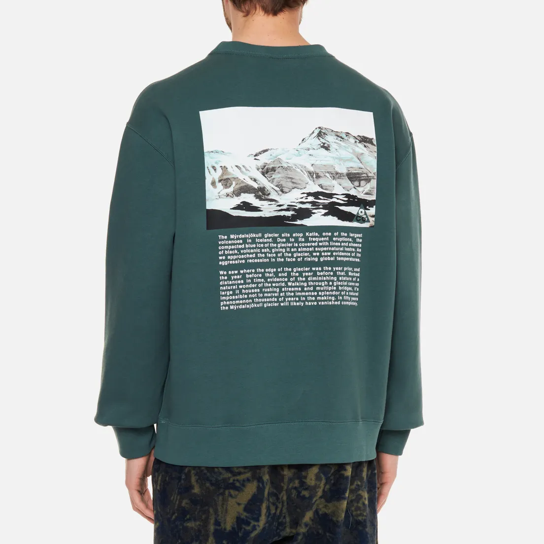 Nike Мужская толстовка ACG Therma-Fit Fleece Graphic Crew
