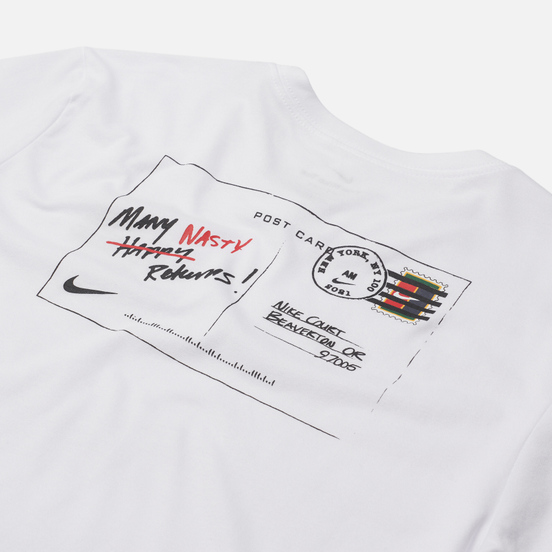 Мужская футболка Nike Court NYC Postcard White