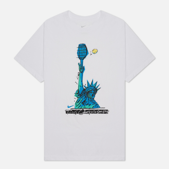 Мужская футболка Nike Court Dri-Fit NYC Liberty White