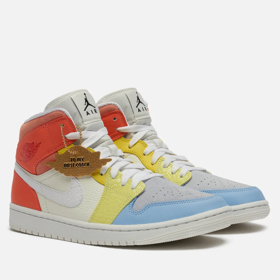 Jordan Женские кроссовки Wmns Air Jordan 1 Mid To My First Coach