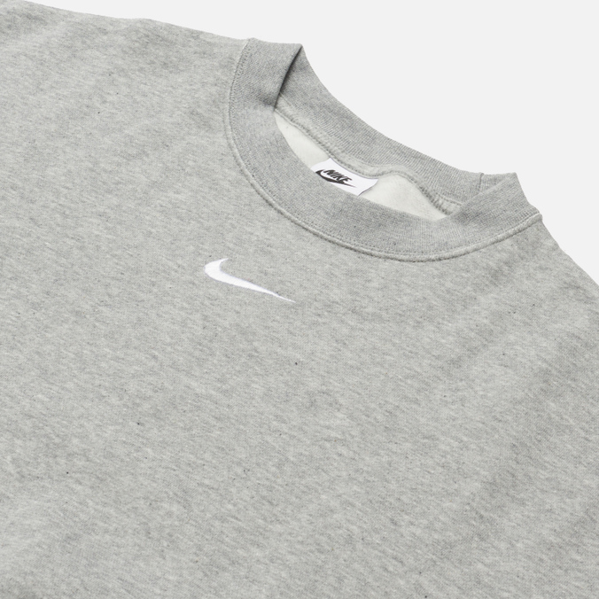 Женская толстовка Nike, цвет серый, размер M DJ7665-063 Essential Collection Fleece Crew - фото 2