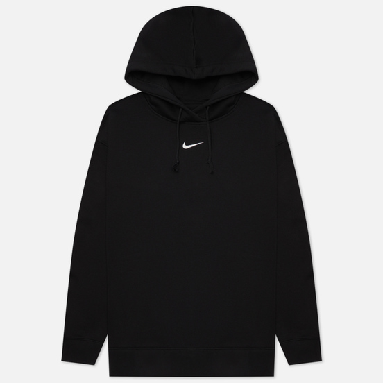 Женская толстовка Nike Essentials Oversized Fleece Hoodie Black/White