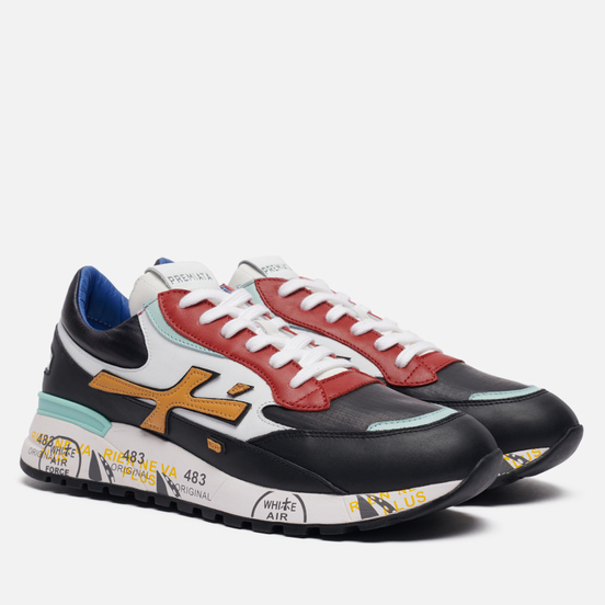 Мужские кроссовки Premiata Django 4962 Red/White/Black