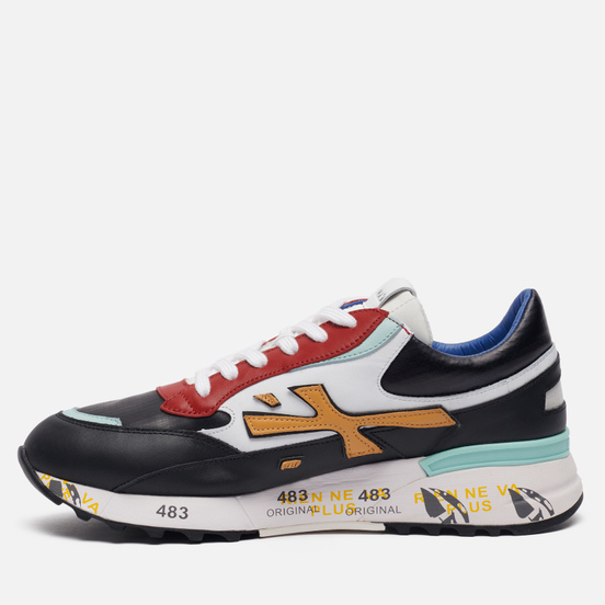 Мужские кроссовки Premiata Django 4962 Red/White/Black