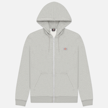 Мужская толстовка Dickies Oakport Zip Hoodie, цвет серый, размер L