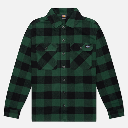  Мужская рубашка Dickies Sacramento, цвет зелёный, размер L