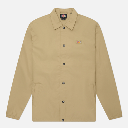 Мужская куртка ветровка Dickies Oakport Coach, цвет бежевый, размер XXL