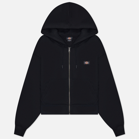 Женская толстовка Dickies Oakport Zip Hoodie, цвет чёрный, размер XS