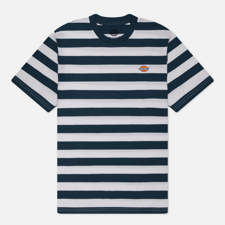 фото Мужская футболка dickies rivergrove, цвет синий, размер s