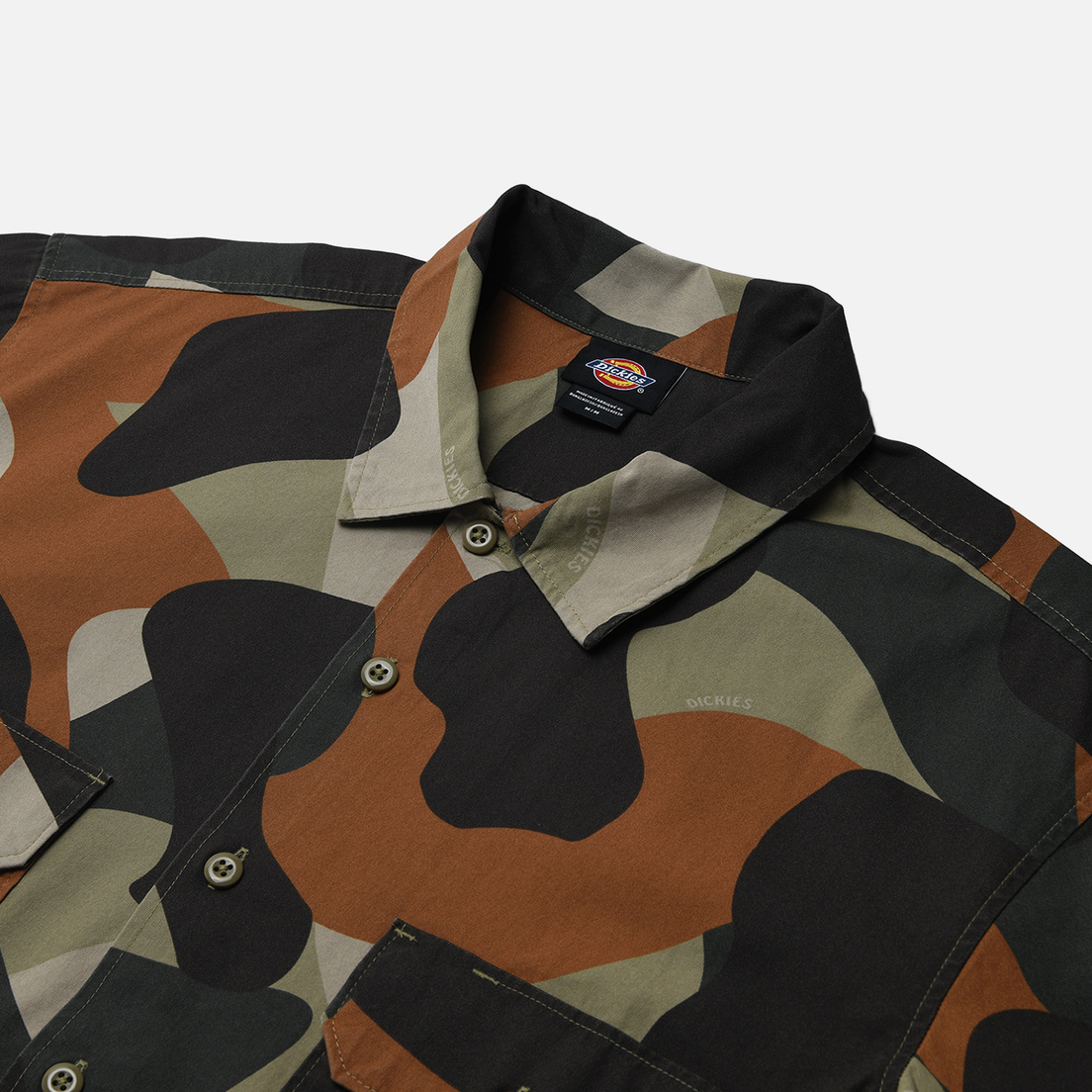 Dickies Мужская рубашка Camo Canvas Work