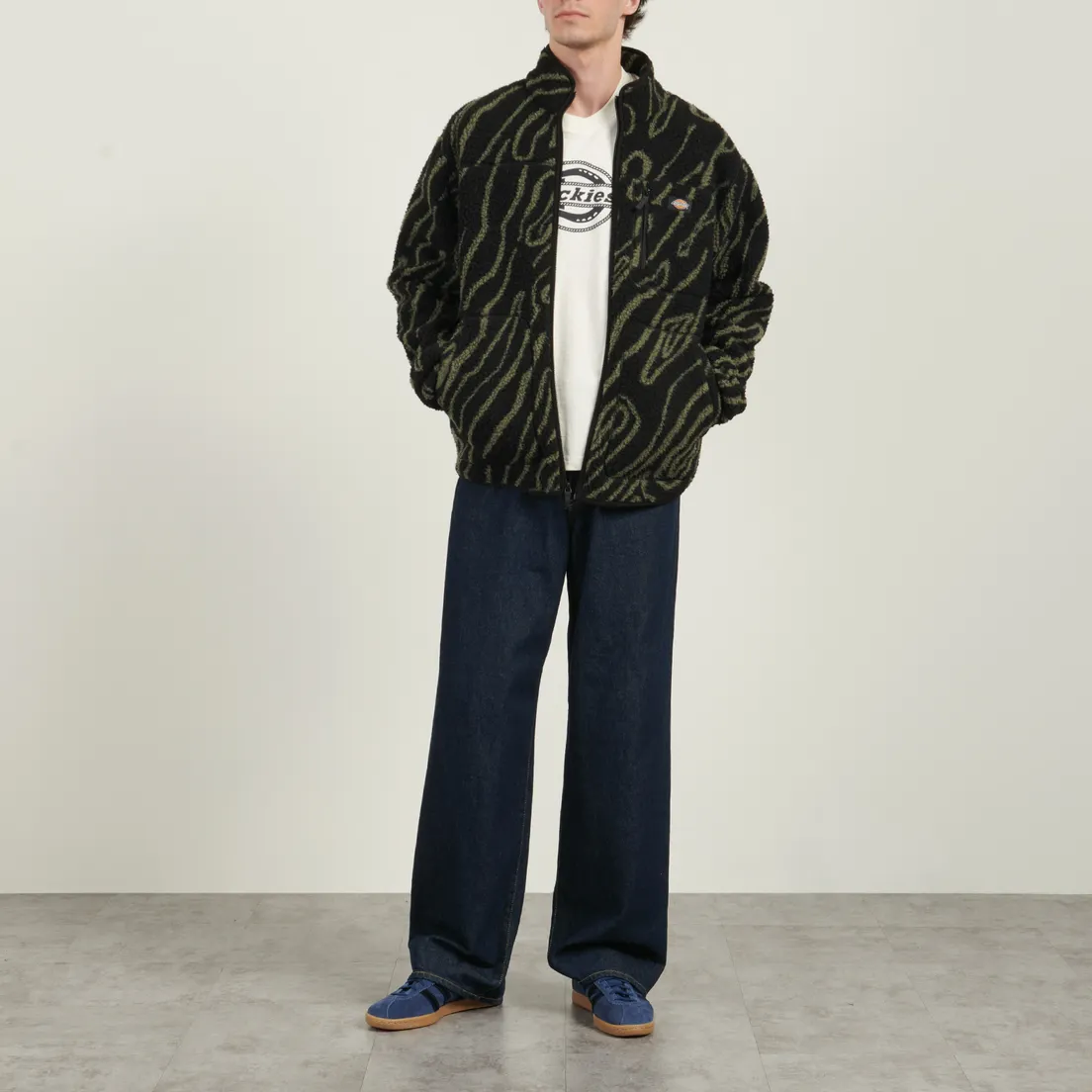 Dickies Мужская флисовая куртка Mount Hope Printed