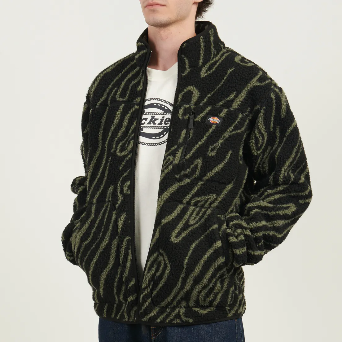 Dickies Мужская флисовая куртка Mount Hope Printed