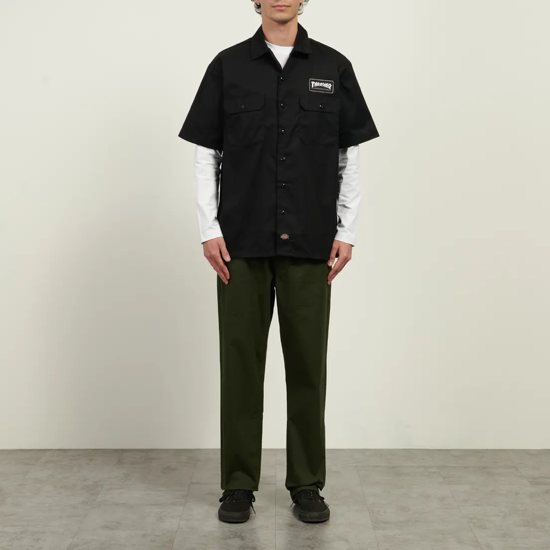 Dickies Мужская рубашка x Thrasher Work