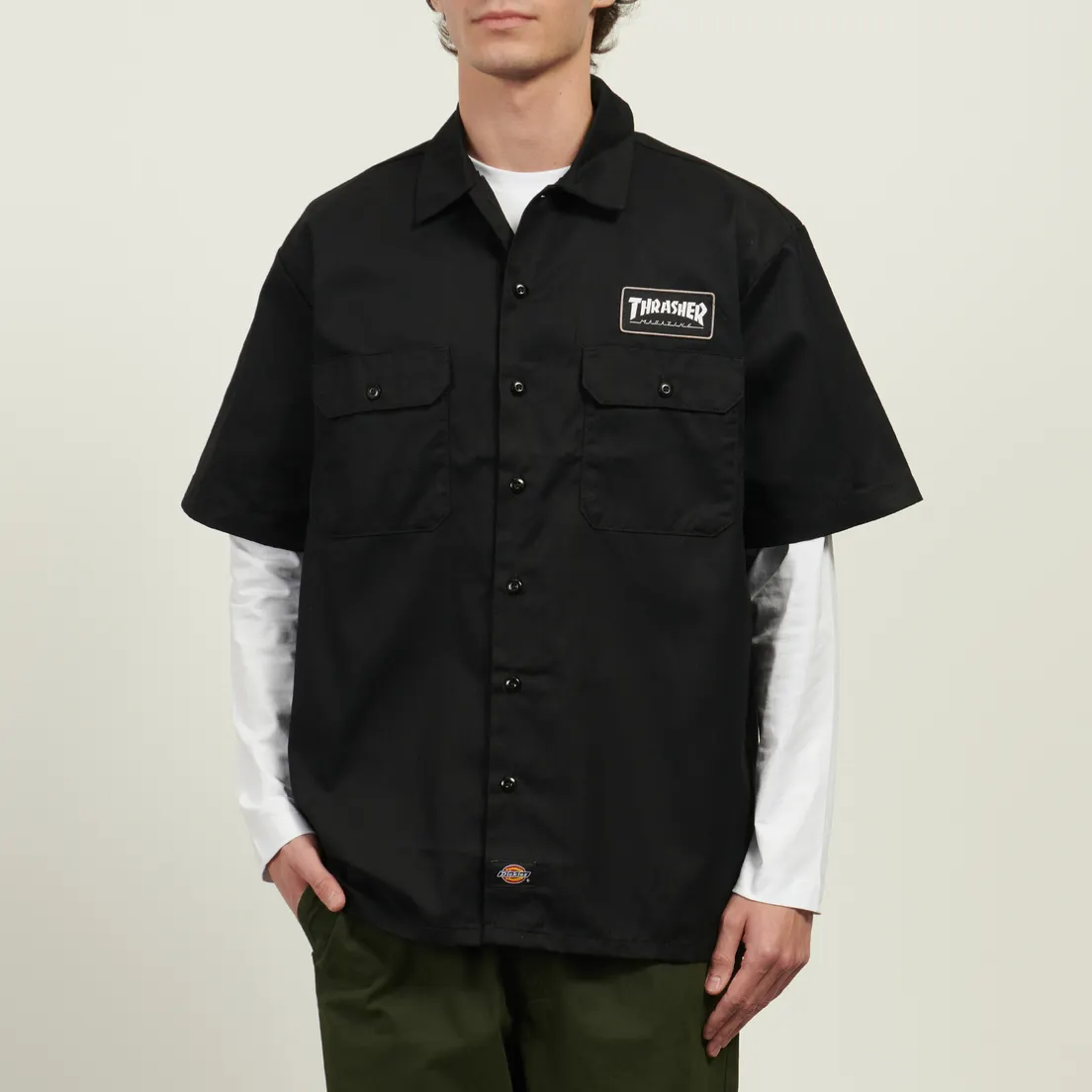 Dickies Мужская рубашка x Thrasher Work