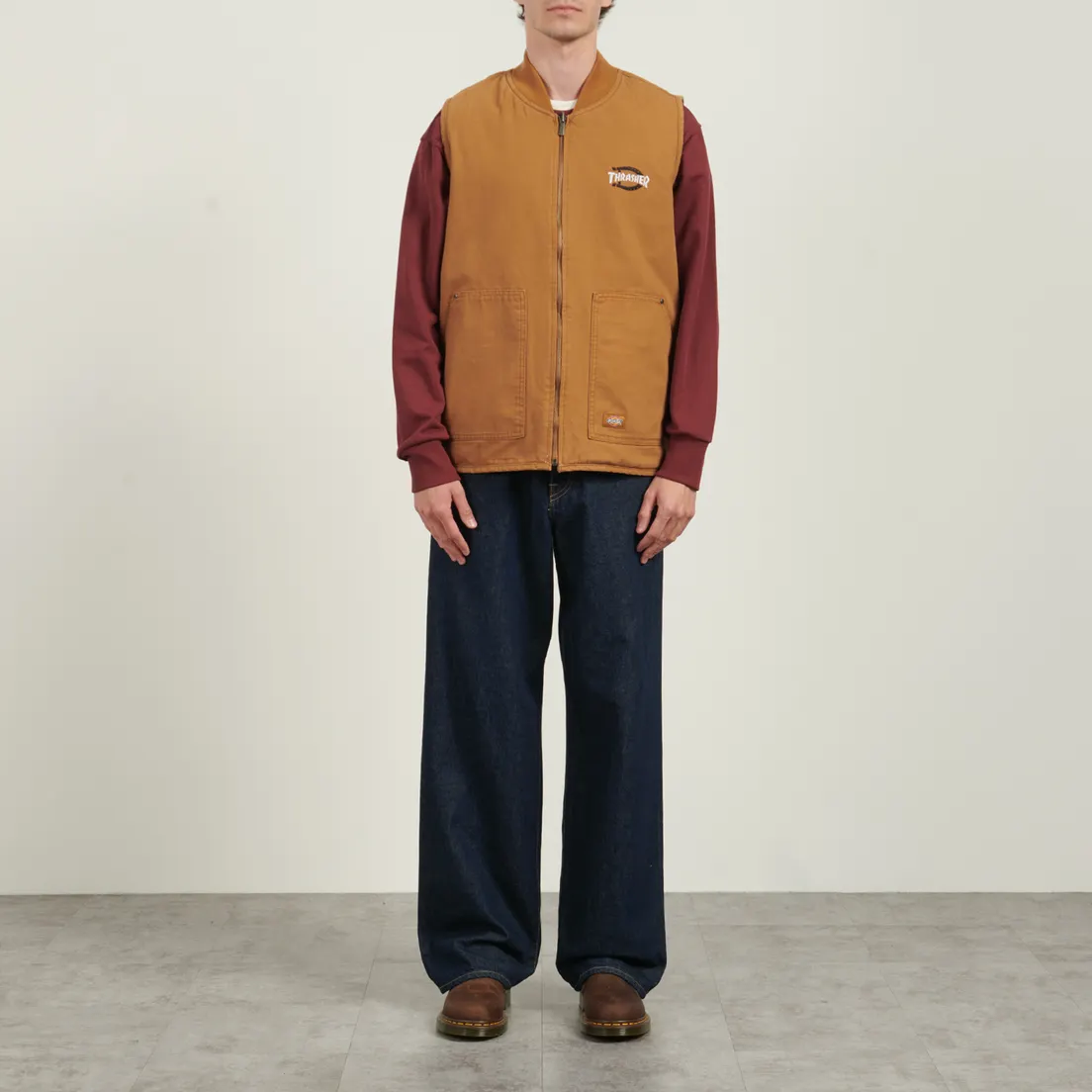 Dickies Мужской жилет x Thrasher