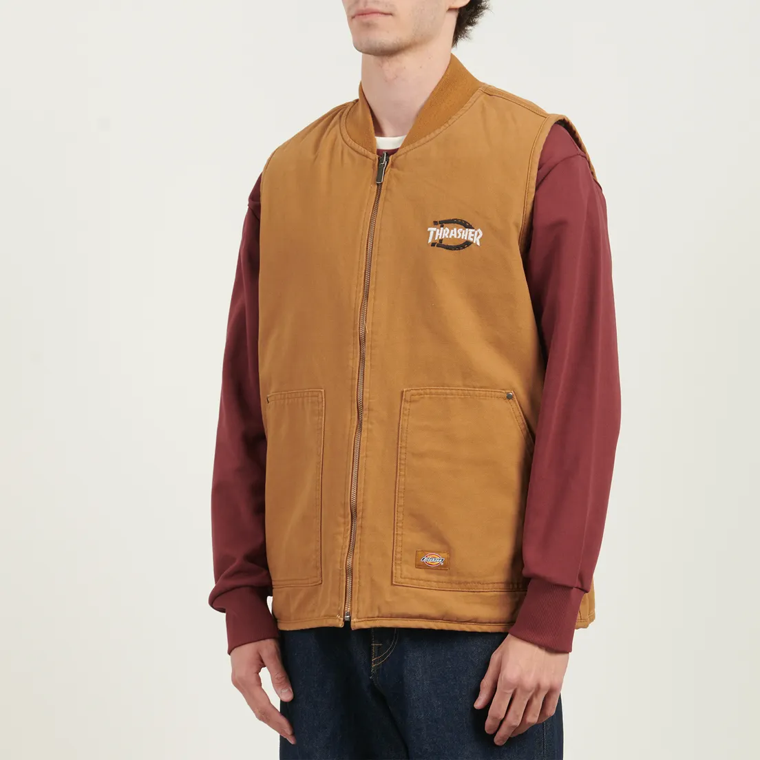 Dickies Мужской жилет x Thrasher